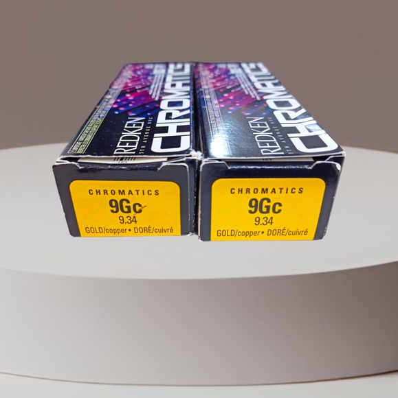 Redken Chromatics 2x Permanent Ammonia-free Hair Color Gold/Copper Light Blonde - Picture 2 of 14